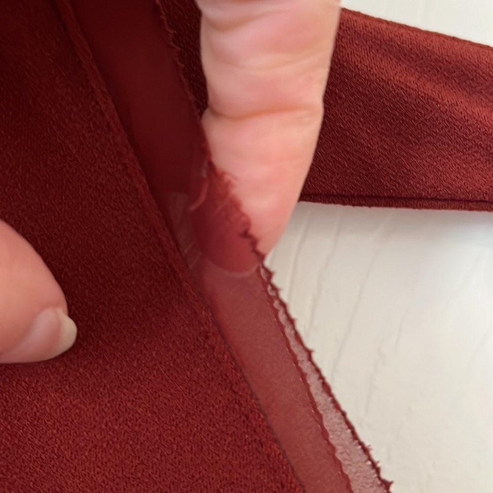 🌻Banana Republic Rust V neck Dress🌻 - Picture 5 of 9